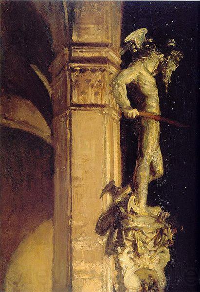 John Singer Sargent Statue of Perseus by Night Norge oil painting art